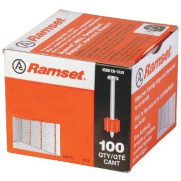 Picture of Ramset Tools 00759 ITW 00759 1" Powder Fastener Plated Pin 1508 100 Count (EA)