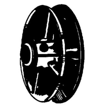 Picture of CHICAGO DIE CAST 325VP5 3-1/4" x 1/2" Shaft, Body and Ring, Variable Pitch Pulley, Chicago Die Cast Pulley. 100% Made in The USA! (EA)