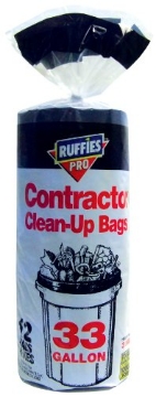 Picture of RUFFIES 1124911 12Ct 33Gal Xl Trash Bag (EA)
