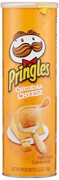 Picture of Kellogg NA Co. 650281 Pringles Cheddar Cheese Potato Crisps, 5.5 Ounce (PK-14-EA)