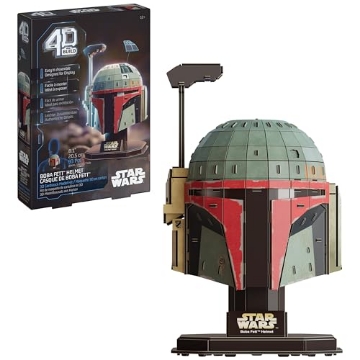 Picture of 4D BUILD 6068741 4D Build, Star Wars Boba Fett 3D Model Kit, Star Wars Collectibles & Desk Decor, Adult Puzzle, Building Toys, 93 Pieces, 3D Puzzles for Ages 12 & Up (EA)