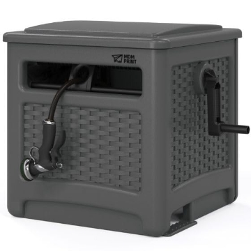 Picture of SUNCAST SMT212WP MDMprint Hideaway Hose Reel 225ft, Peppercorn, SMT212WP-A (EA)