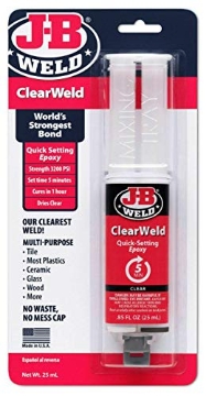 Picture of J B Weld 50112 J-B Weld 50112 Clear 25 ml ClearWeld Quick-Setting Epoxy Syringe (EA)