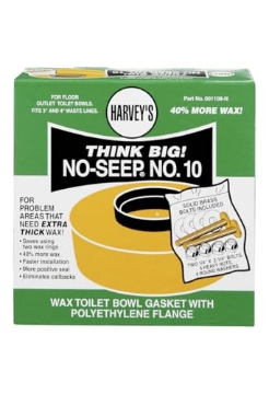 Picture of HARVEY'S 1109-N Harveys Toilet Bowl Gasket with Wax & Flange Polyethylene (EA)