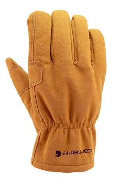 Picture of PYRAMEX SAFETY PRODUCTS LLC GW0553MBROWN-L Carhartt Men's Synthetic Suede Open Cuff Glove (EA)