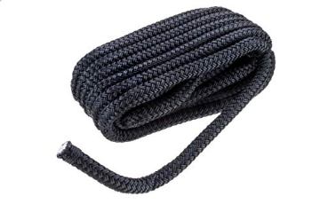 Picture of ATTWOOD MARI 40381 SEACHOICE Double-Braid Nylon Dock Line 1/2" x 25' 40381 Black (EA)