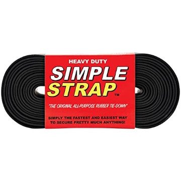 Picture of EEZEE STRAP LLC SS-2-BLK Simple Strap 3mm Heavy Duty Black Tie-Down Strap (EA)