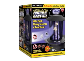 Picture of BELL+HOWELL(R) 7902 Double Zapper 18W by Bell+Howell Plug-in Electric Bug Killer, Zaps Flies, Mosquitoes, Ants/Bait and Heat Kills Cockroaches As Seen On TV 8.5” (EA)