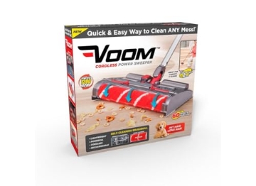 Picture of VOOM VMSWP-MC4 Voom VMSWP-MC4 Rechargeable Sweeper Bagless Cordless No Filter Red/Gray (EA)