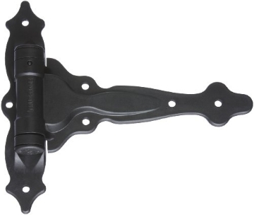 Picture of National/Spectrum Brands N346-200 National Hardware N346-200 V6220 TruClose Decorative Spring T Hinge in Black, 7-3/4" x 8-1/2", 2 piece (EA)