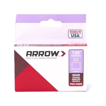 Picture of ARROW FASTENER CO LLC 305IP Arrow Fastener 305IP Genuine T30/T32 5/16-Inch Staples, 5,040-Pack (EA)