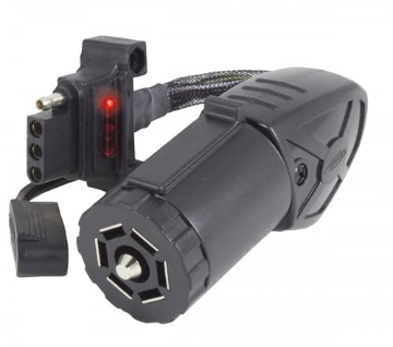 Picture of Hopkins Manufacturing 47340 Hopkins Towing Solutions 47340 7 RV Blade to 4 Flat LED Flex Adapter (EA)