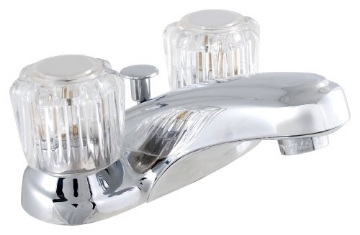 Picture of Ldr 0134120CP LDR 013 4120CP Lavatory Faucet, Double Handle, With Pop Up, Chrome (EA)