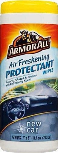 Picture of Armor All Marine & Watersports 15612B Armor All Car Interior Cleaner Protectant Wipes - Cleaning for Cars & Truck & Motorcycle, New Car, 25 Count, 78533 (EA)