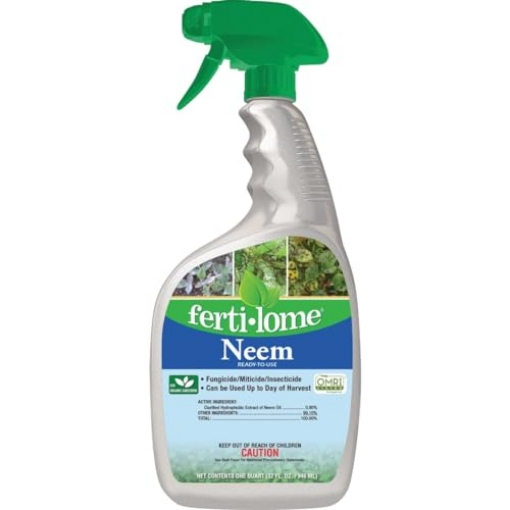 Picture of VOLUNTARY PURCHASING GROUPS INC 16096 Fertilome (16096) Neem Oil Ready to Use Insecticide, Controls Aphids, Spider Mites, Scale and Beetles, OMRI Listed (32 oz) (EA)