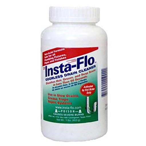 Picture of INSTA-FLO IS-100 Thrift Marketing IS- 1 LB Insta Drain Cleaner (EA)