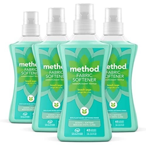 Picture of Method Products, Inc 16527 Method Fabric Softener; Beach Sage; 53.5 Ounces; 45 Loads; 4 pack; Packaging May Vary (PK-4-EA)