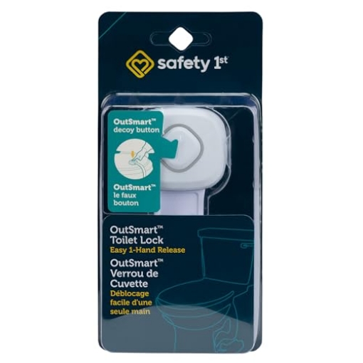 Picture of SAFETY 1ST HS288 Safety 1st OutSmart Toilet Lock, White, 1 Count (Pack of 1) (EA)