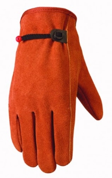 Picture of WELLS LAMONT 1012M Wells Lamont 1018M Keystone Thumb, Suede Work Glove with Bucktan Cowhide Ball and Tape, Medium (EA)