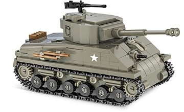 Picture of COBI TOYS LLC COBI-2711 COBI Historical Collection M4A3E8 Sherman Tank, Unisex Children,Beige, 1:48 Scale (EA)