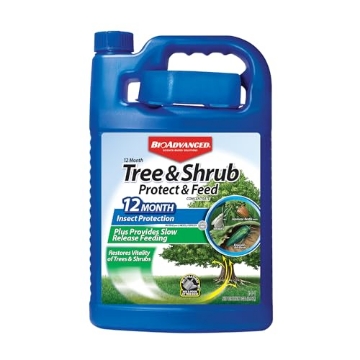 Picture of SBM LIFE SCIENCE CORP 701915A BioAdvanced 12 Month Tree and Shrub Protect and Feed, Concentrate, 1 Gal, Insect Killer and Fertilizer & Plant Food (EA)