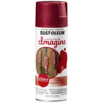 Picture of Rustoleum 345705 Rust-Oleum Imagine Craft & Hobby Glitter Spray Paint Glitter Red, 10.25 oz. (PK-4-EA)