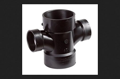 Picture of CHARLOTTE PIPE ABS004291200 Charlotte Pipe Schedule 40 3 in. Hub x 3 in. Dia. Hub ABS Sanitary Tee (EA)