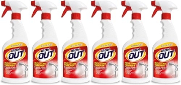 Picture of IRONOUT LI0616PN IRON OUT Rust Stain Remover Spray, Powerful Gel Formula, Clings to Dissolve Rust Stains, Ideal for Bathroom, Kitchen, Carpet & Fabric, 16 fl oz (Pack of 6) (PK-6-EA)