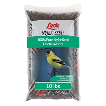 Picture of LYRIC 26-47427 Lyric Nyjer Seed Wild Bird Seed Finch Food - Attracts Goldfinches, House Finches & Purple Finches -10 lb Bag (EA)