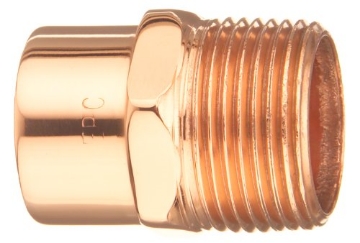 Picture of NIBCO INC W01295D Elkhart Products 30354 1-1/4-Inch C X MP Male Adapter (EA)