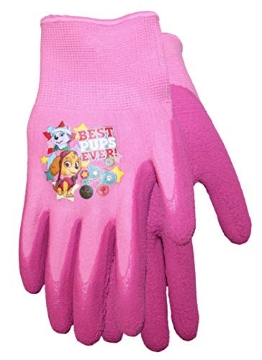 Picture of MIDWEST QUALITY GLOVES PWG100T Midwest Quality Gloves Nickelodeon Paw Patrol Girls Kids Garden Gripper Glove, PWG100T, Toddler, 2 Count (Pack of 1) color may vary (PK-6-EA)