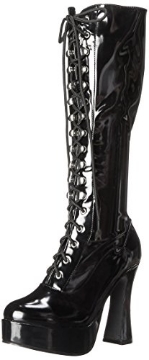 Picture of ELLIE SHOES HA6BK10 Ellie Shoes Women's 557-Gina Boot, Black Patent, 10 M US (EA)