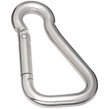 Picture of National/Spectrum Brands N262-410 National Hardware N262-410 3166BC Interlocking Spring Snap in Stainless Steel,5/8" x 4"- 11/16" Opening (PK-3-EA)