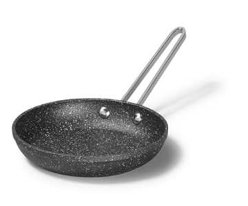 Picture of STARFRIT BALANCE(R) 3.0949E+11 Starfrit The Rock 16cm (6.5") Non-Stick Egg Fry Pan - Durable Forged Aluminum - Oven Safe - PFOA Free - Easy to Clean - Black (EA)