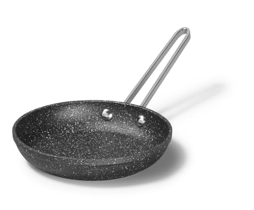 Picture of STARFRIT BALANCE(R) 3.0949E+11 Starfrit The Rock 16cm (6.5") Non-Stick Egg Fry Pan - Durable Forged Aluminum - Oven Safe - PFOA Free - Easy to Clean - Black (EA)