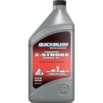 Picture of SEACHOICE/LAND&SEA INC. 8M0229784 Quicksilver Premium 2-Stroke Marine Engine Oil, 1 Pint (EA)