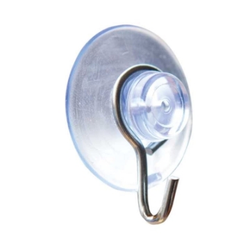 Picture of CRAWFORD SCM3BOWL Crawford Medium Plastic Suction Cup Hook 1.6 in. L 1 pk (PK-80-EA)