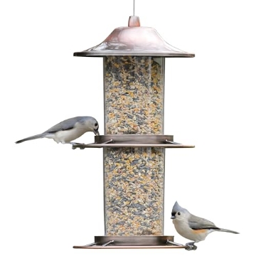 Picture of Woodstream Victor Rodnt D 325C Perky-Pet 325C 2-Tier Copper Panorama Bird Feeder (EA)