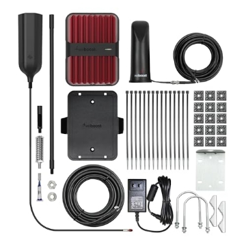 Picture of WEBOOST 470354 weBoost Drive Reach RV - Cell Phone Signal Booster kit | Boosts 4G LTE & 5G for All U.S. Carriers - Verizon, AT&T, T-Mobile & more | Made in the U.S. | FCC Approved (model 470354) (EA)