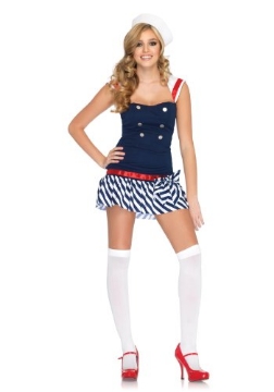 Picture of Leg Avenue UA83762ML Leg Avenue Women's Harbor Hottie Dress, Multi, Medium/Large (EA)