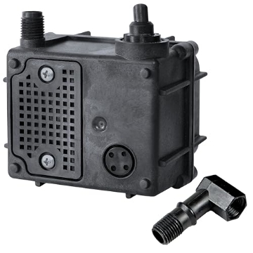 Picture of LITTLE GIANT LADDER SYSTEMS LLC 523375 Little Giant P-AAA 115 Volt, 1/160 HP, 120 GPH Manual Submersible Oil-Filled Statuary Fountain/Recirculating Water Pump, 15-Ft. Cord, Black, 523375 (EA)