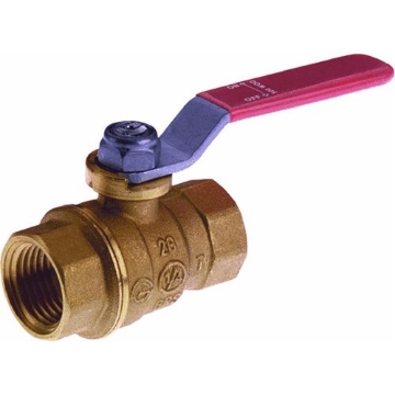 Picture of HOMEWERKS 116-2-114 B & K LLC 107-406NL Ball Valve Lead Threaded Forged Brass Chrome Plated Bulk (EA)