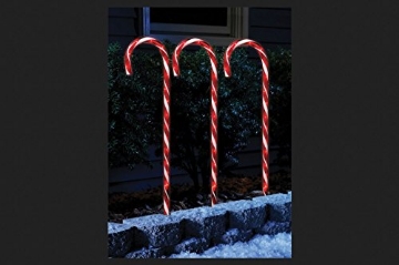 Picture of Celebrations 21258-71 Celebrations Transparent Candy Canes Pathway Marker Red Plastic 3 pk (PK-12-EA)