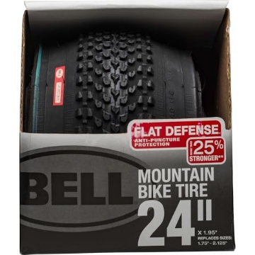 Picture of BELL SPORTS INC 7107512 Bell 7091038 Flat Defense Mountain Bike Tire, 24" x 1.75-2.125", Black (EA)