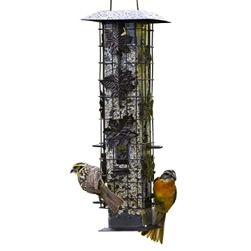 Picture of Woodstream Victor Rodnt D 336 Perky-Pet 336-1SR Squirrel-Be-Gone Squirrel Proof Bird Feeder, 2LB, Outdoor Wild Bird Feeder with Weight-Activated Perches (PK-2-EA)