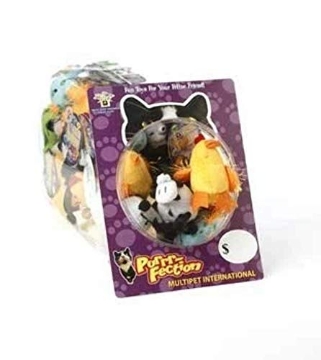 Picture of Multipet International 36480 Multipet Look Who's Talking for Cats Assortment Plush 1.25in (EA)