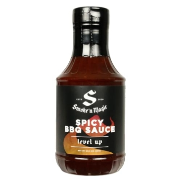 Picture of SMOKE N MAGIC SOMA6000 SMOKE 'N MAGIC - Spicy BBQ Sauce - Level Up 20.5 oz (EA)