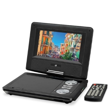 Picture of GPX PD701B GPX PD701B PD701B Standard Portable DVD Player with 7-in. Swivel Screen and Remote (EA)