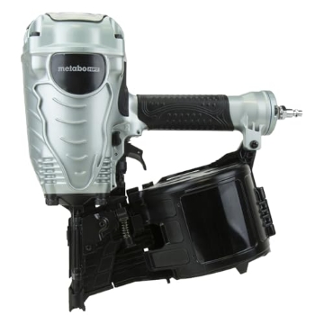 Picture of METABO HPT NV90AGSM Metabo HPT Coil Framing Nailer, Pro-Preferred Pneumatic Power Nailers in Construction Tools, Versatile Framing Tool for Floor, Truss, and Roof Decking, 15° 1-3/4″ to 3-1/2″ Nails, NV90AG(S) (EA)