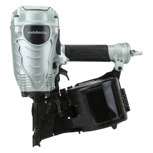 Picture of METABO HPT NV90AGSM Metabo HPT Coil Framing Nailer, Pro-Preferred Pneumatic Power Nailers in Construction Tools, Versatile Framing Tool for Floor, Truss, and Roof Decking, 15° 1-3/4″ to 3-1/2″ Nails, NV90AG(S) (EA)